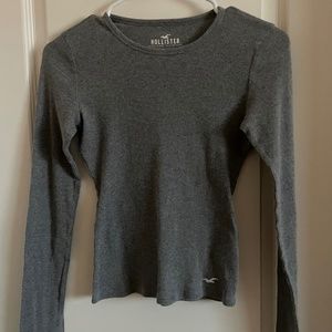 Hollister grey long sleeve